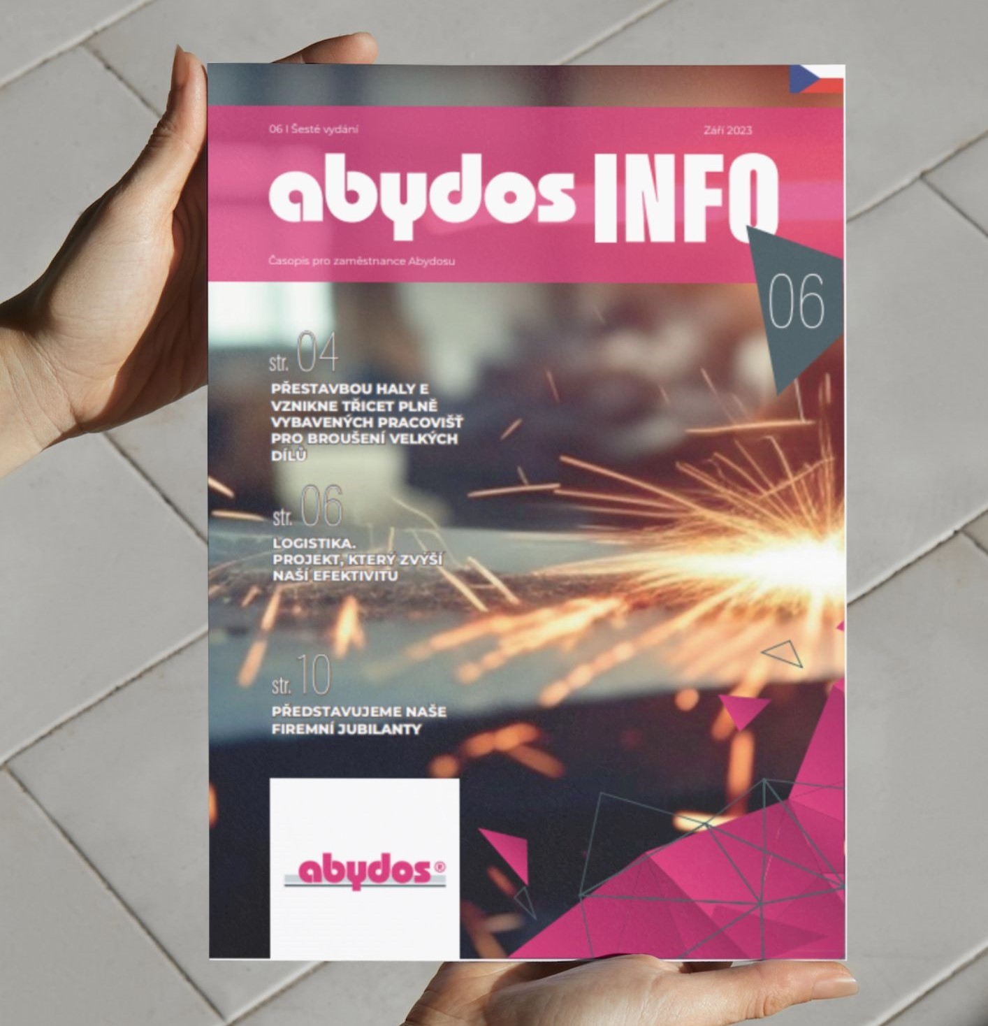Nové číslo firemního časopisu Abydos Info